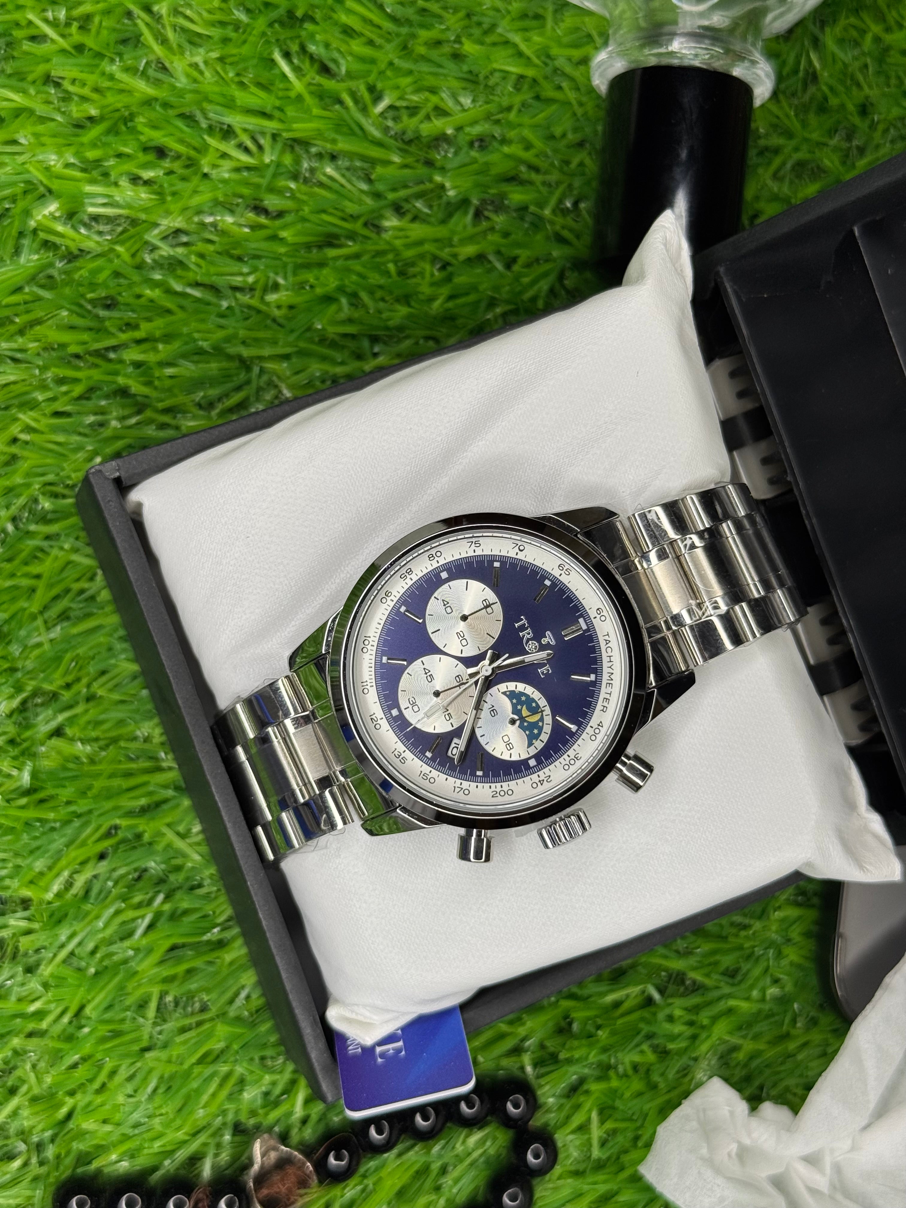 Trove blue chronograph