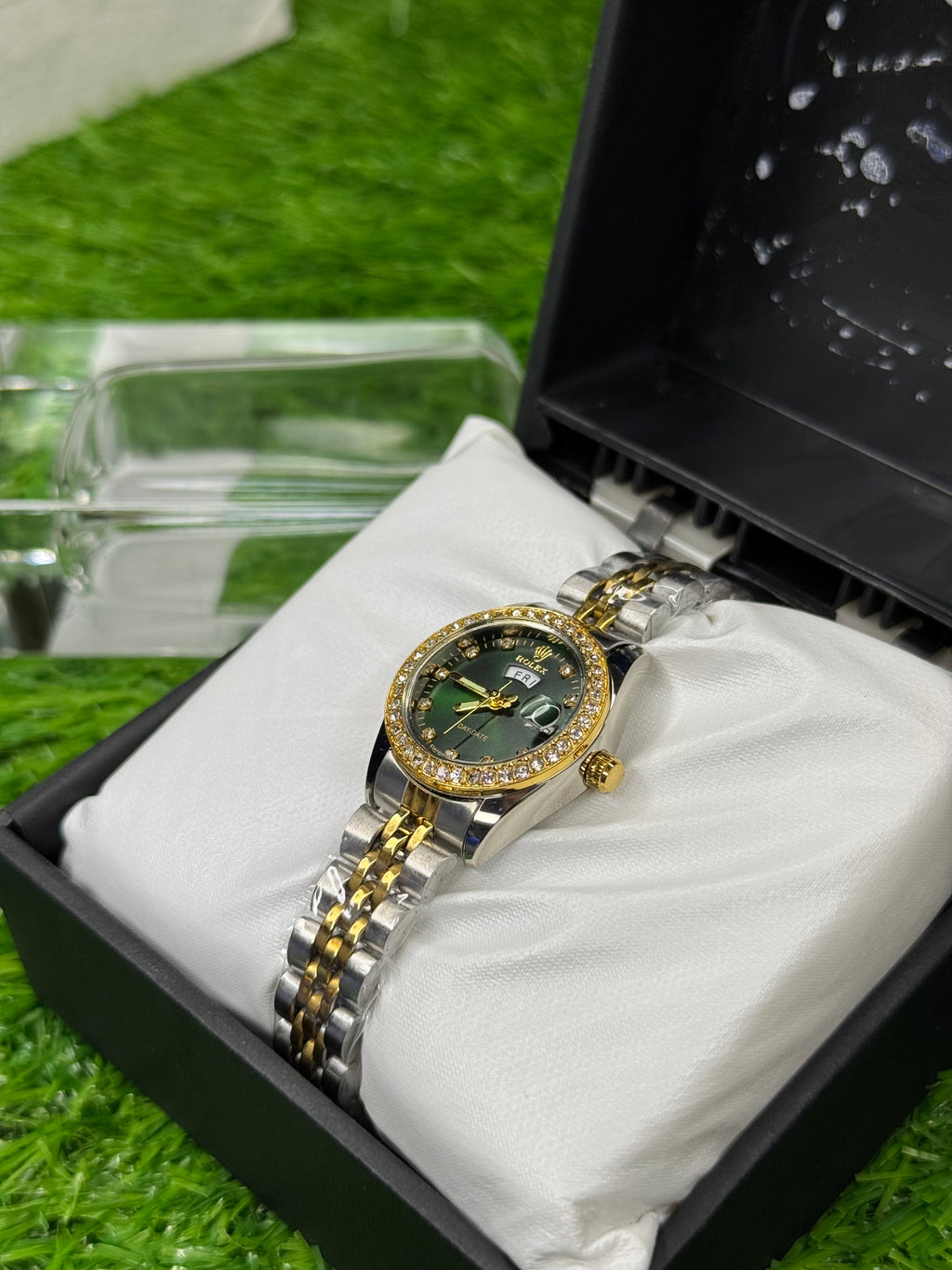 RLX green and gold iced
