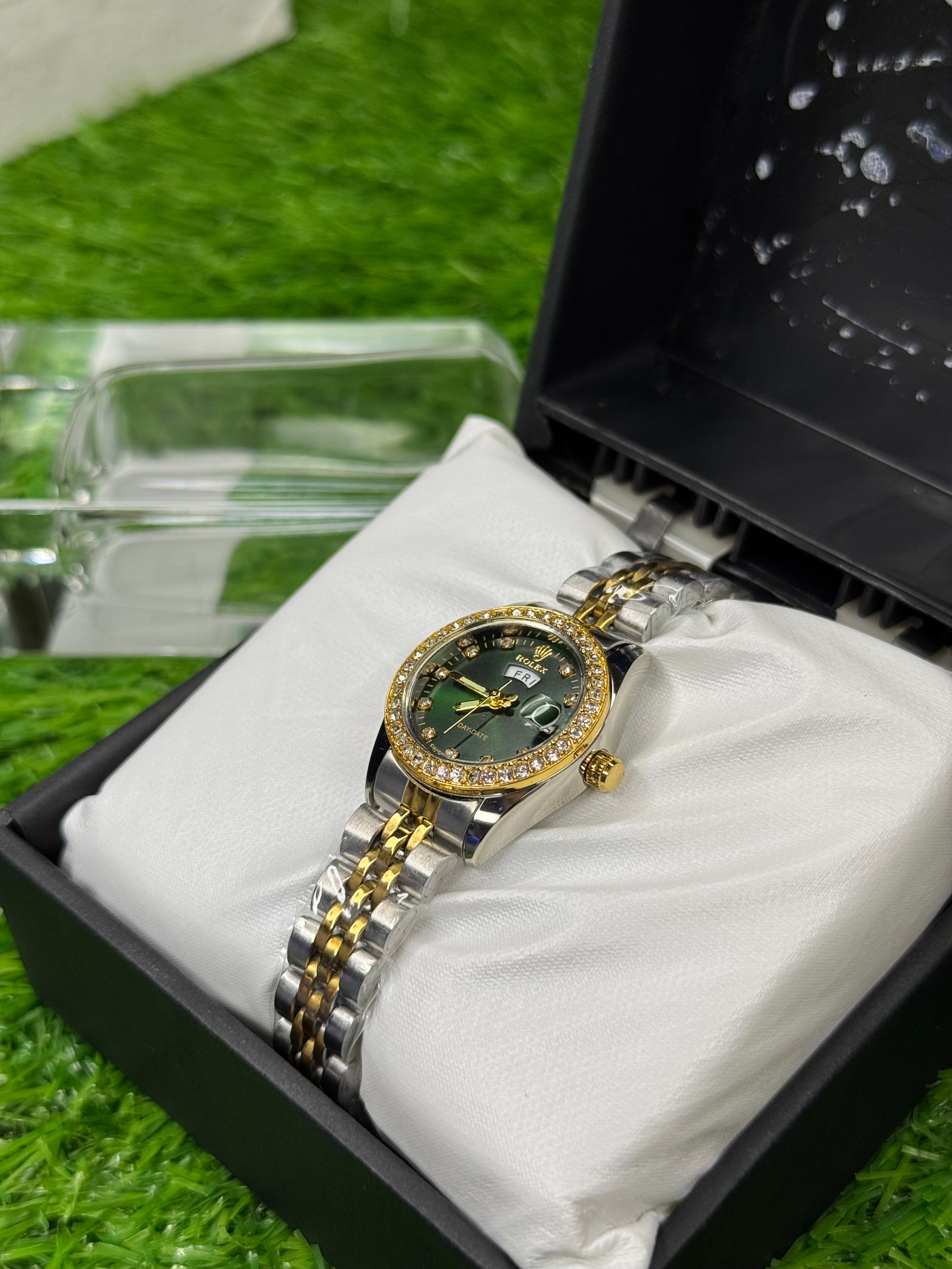 RLX green and gold iced