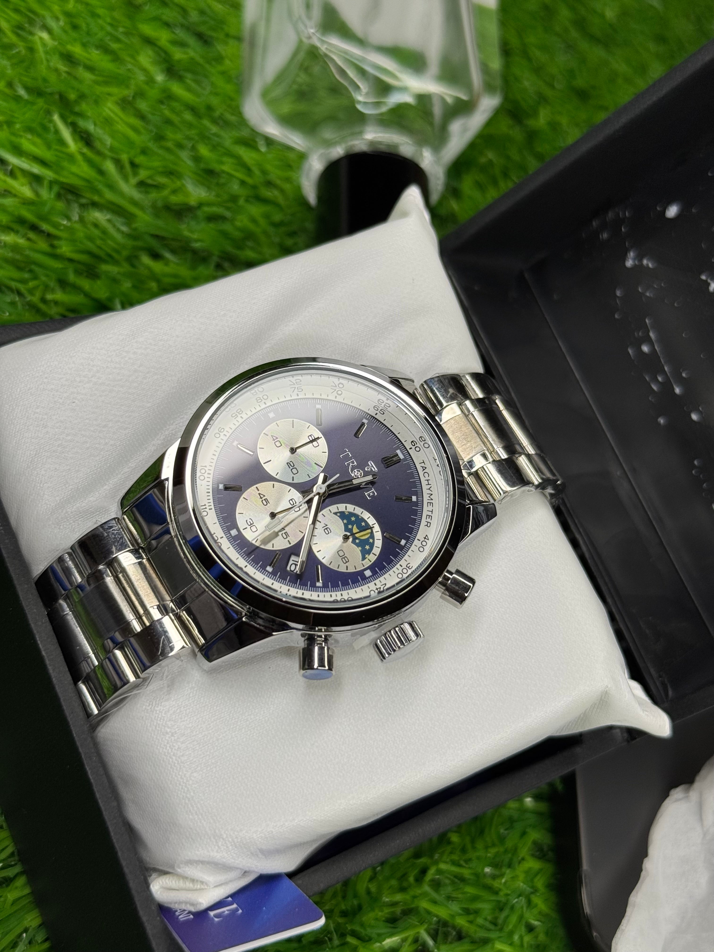 Trove blue chronograph