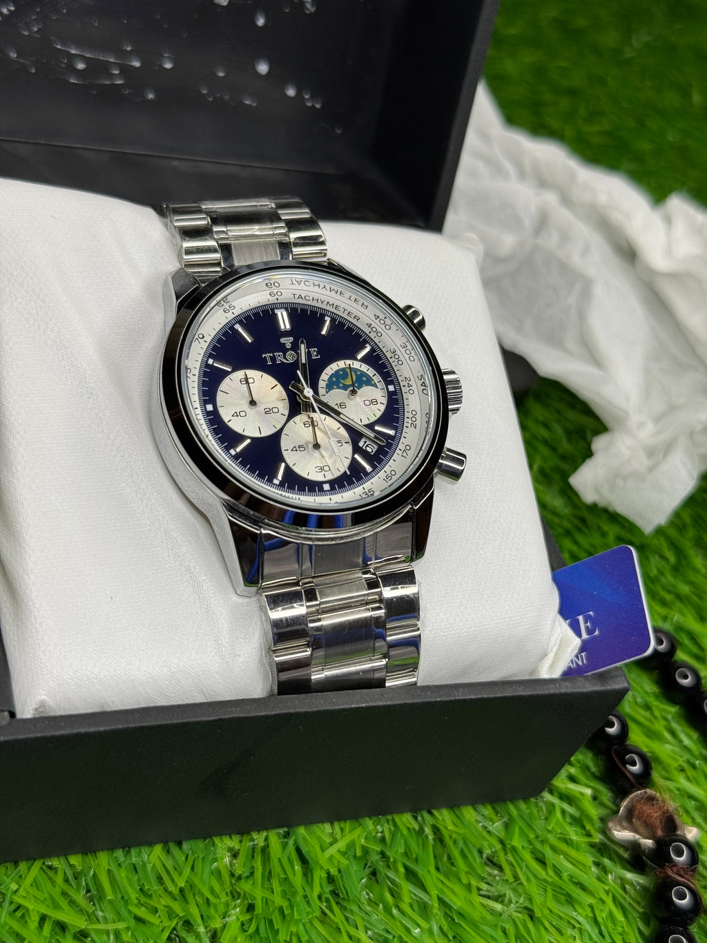 Trove blue chronograph