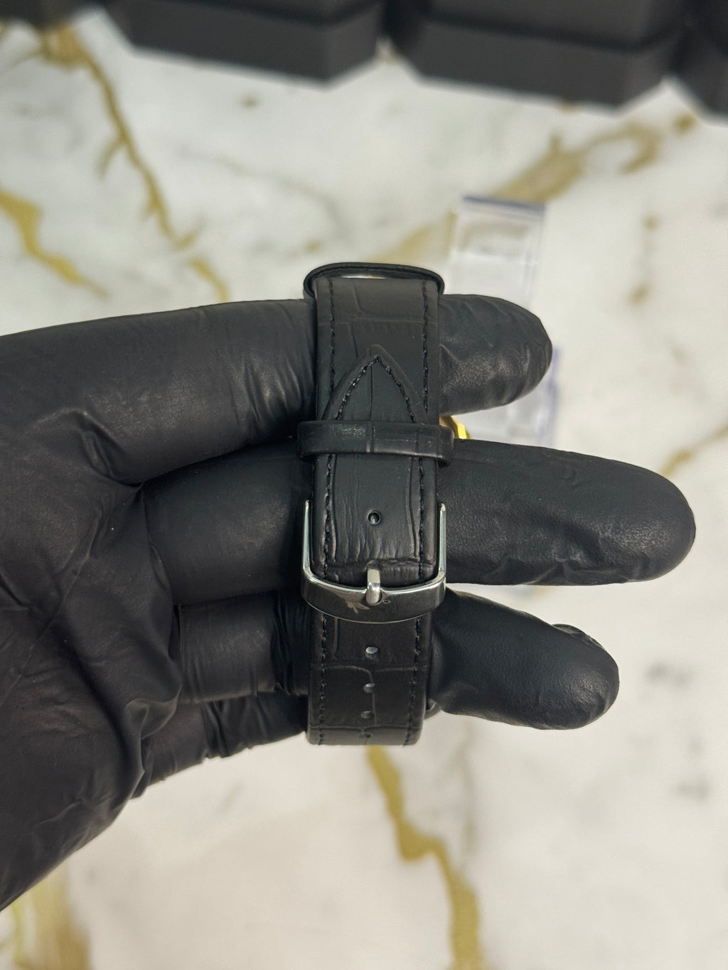 Patek Slim Gold Black